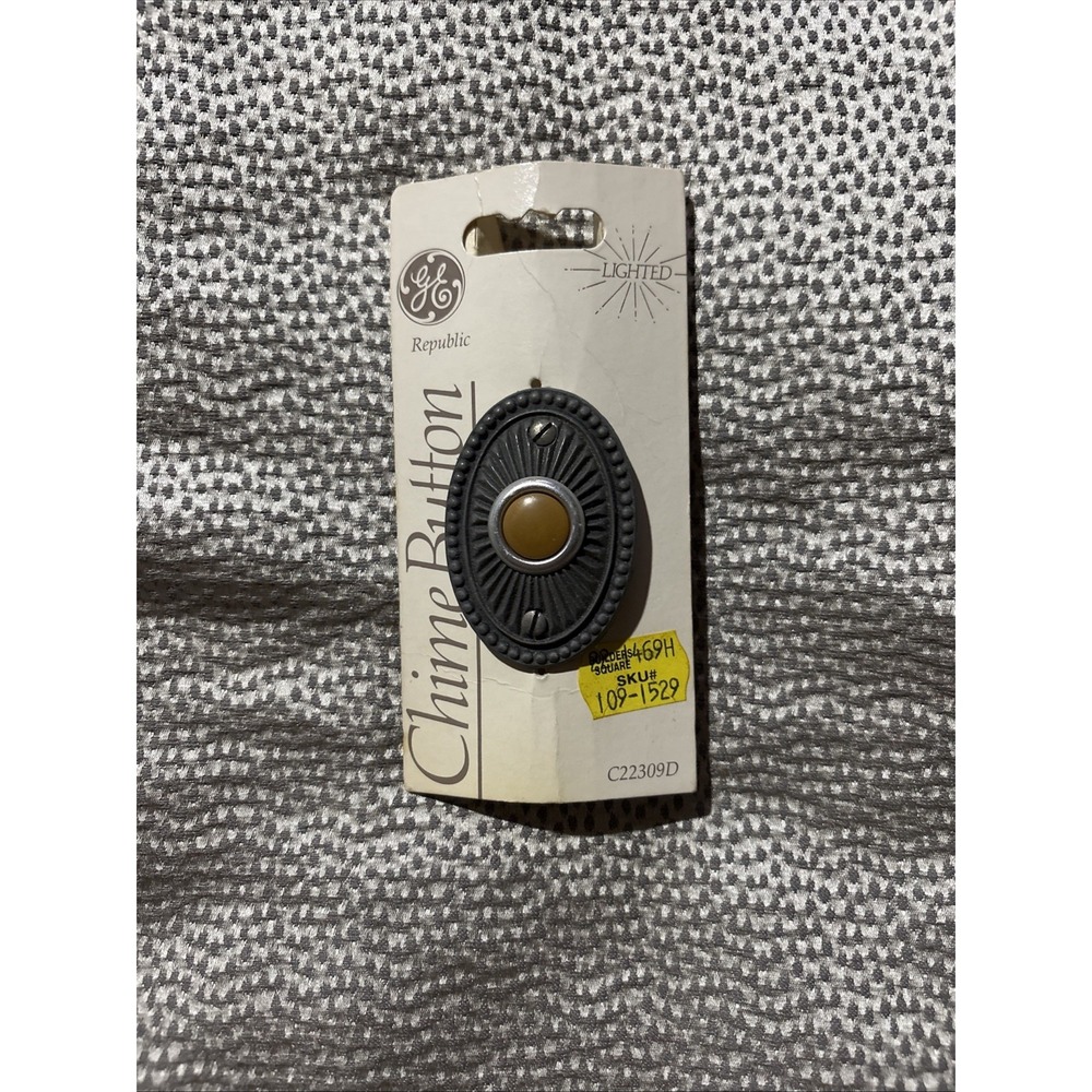 NOS Vintage GE Chime Button Lighted 1985 C22309D